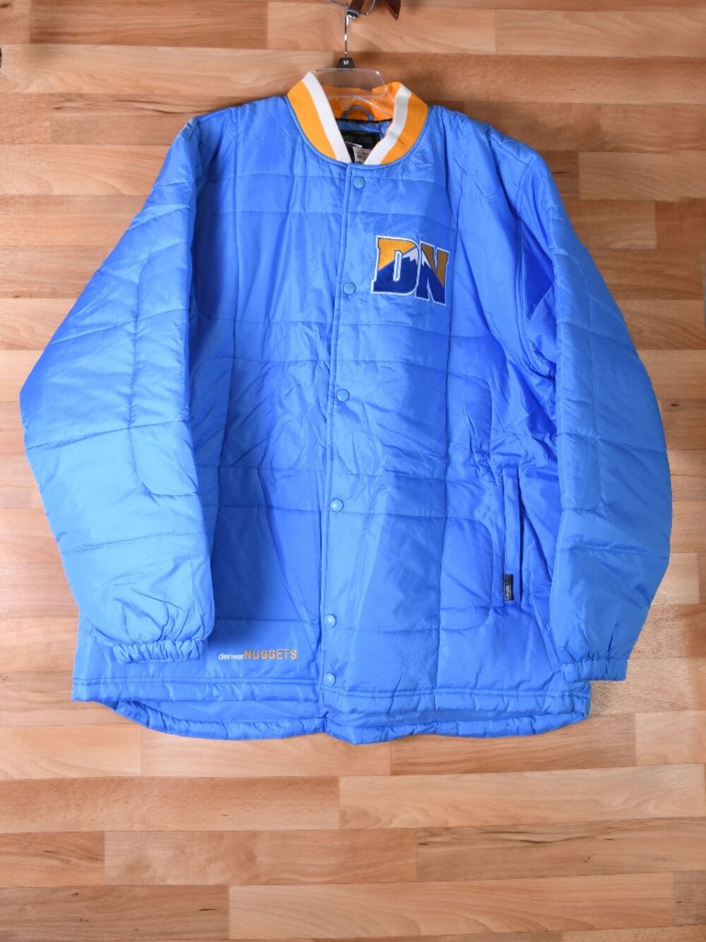 Reebok Denver Nuggets Men's Size XL NBA Fusion Puffer Coat-Vintage